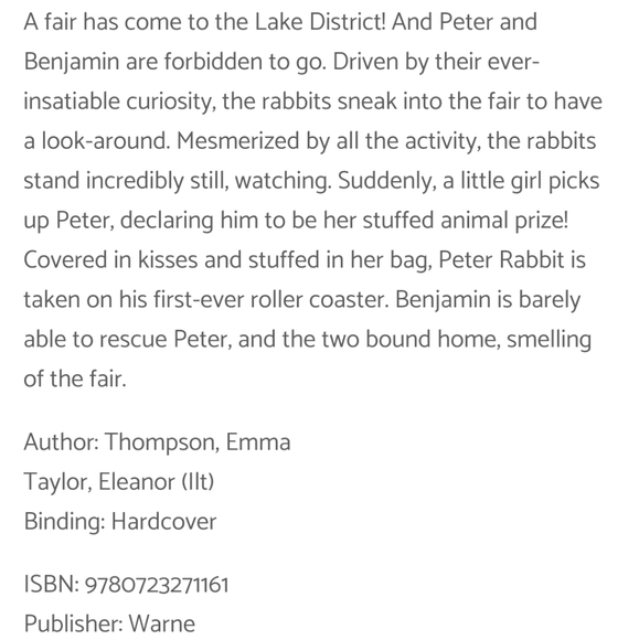 THE SPECTACULAR TALE OF PETER RABBIT HARDCOVER - Picture 6 of 6